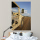 Humvee Driving down Dirt Wall Decal