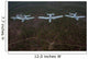 A-10 Thunderbolt Ii's Flying Wall Decal Design 3
