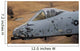 Close-up Nose Cone A-10 Wall Decal