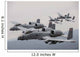 A-10 Thunderbolt Ii's Flight Wall Decal