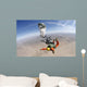Military Freefall Parachutist Deploys Wall Decal