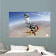 Military Freefall Parachutist Deploys Wall Decal