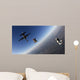 Several Military Freefall Parachutist Wall Decal