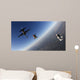 Several Military Freefall Parachutist Wall Decal
