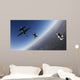 Several Military Freefall Parachutist Wall Decal