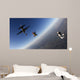 Several Military Freefall Parachutist Wall Decal