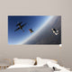 Several Military Freefall Parachutist Wall Decal