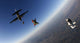 Several Military Freefall Parachutist Wall Decal