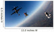 Several Military Freefall Parachutist Wall Decal