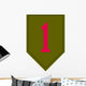 1st Infantry Division Shoulder Wall Decal