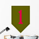 1st Infantry Division Shoulder Wall Decal
