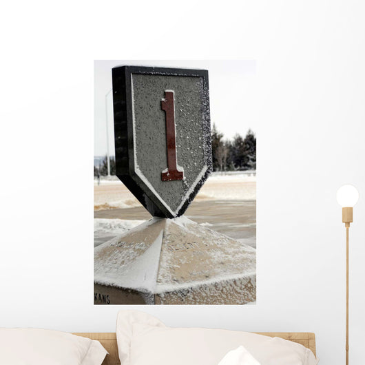 Monument Commemorating 1st Infantry Wall Decal