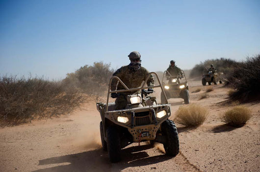 Us Soldier Performs Off-road Wall Decal