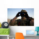 Green Beret Checks Attached Wall Decal