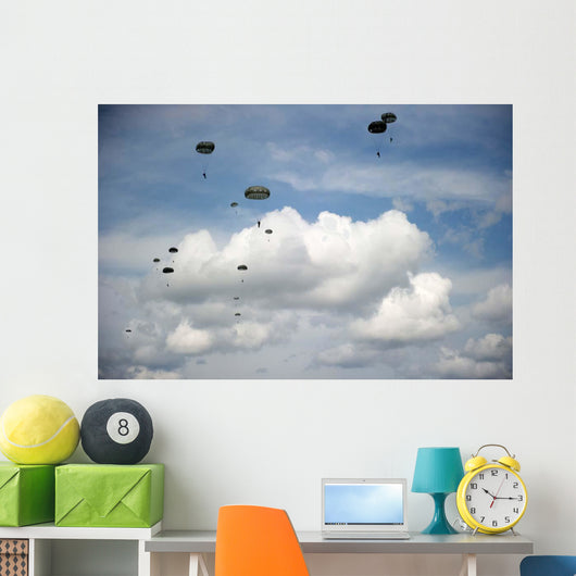 Halo Jumpers Descend to Wall Decal Design 2