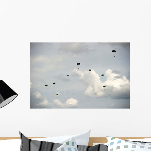 Halo Jumpers Descend to Wall Decal Design 1