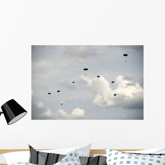 Halo Jumpers Descend to Wall Decal Design 1