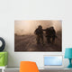Soldiers Brace for Impact Wall Decal