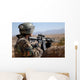 Afghan Commando Scans Horizon Wall Decal