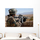 Afghan Commando Scans Horizon Wall Decal