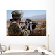 Afghan Commando Scans Horizon Wall Decal