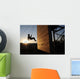 Green Beret Rappels down Wall Decal