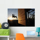 Green Beret Rappels down Wall Decal