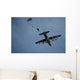 Personnel Jump from C-130 Wall Decal