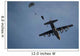 Personnel Jump from C-130 Wall Decal