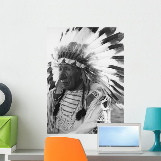 Portrait Chief Red Cloud Wall Decal