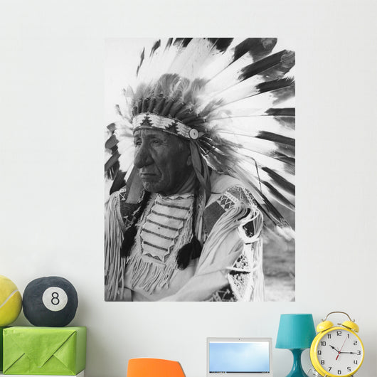 Portrait Chief Red Cloud Wall Decal