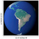 South America Wall Decal