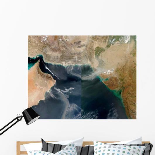 Dust Storms across Iran Wall Decal