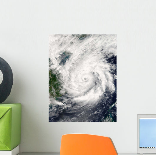 Satellite Typhoon Kai-tak Wall Decal