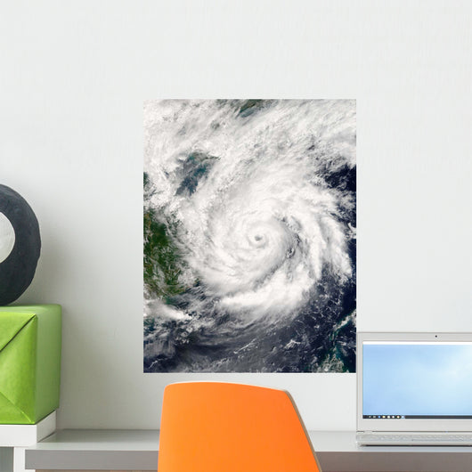Satellite Typhoon Kai-tak Wall Decal