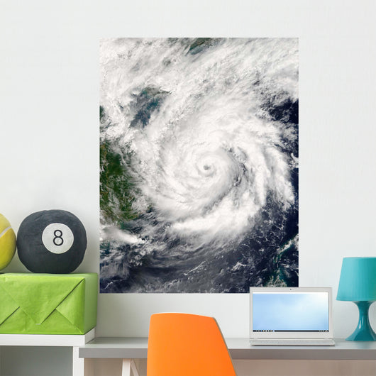 Satellite Typhoon Kai-tak Wall Decal