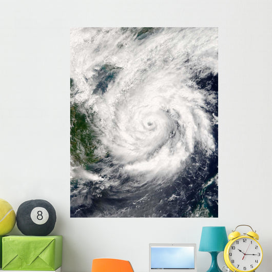 Satellite Typhoon Kai-tak Wall Decal