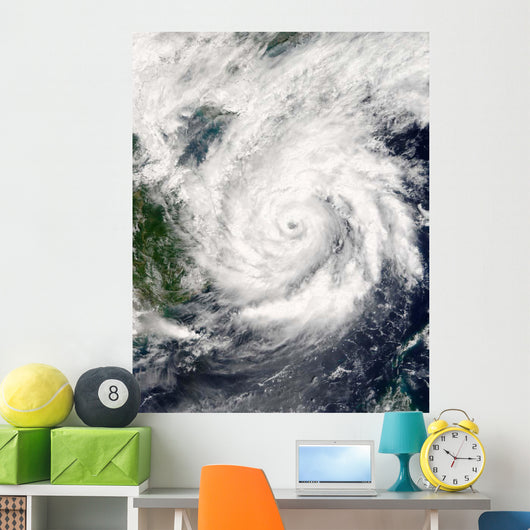 Satellite Typhoon Kai-tak Wall Decal