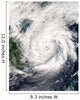 Satellite Typhoon Kai-tak Wall Decal