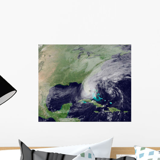 Hurricane Wilma Crosses Florida Wall Decal