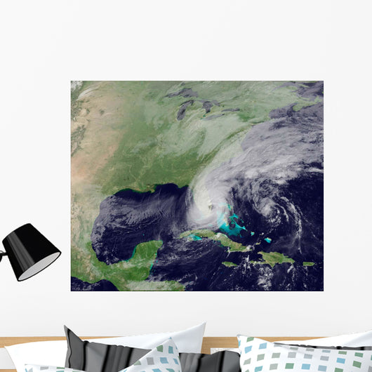 Hurricane Wilma Crosses Florida Wall Decal