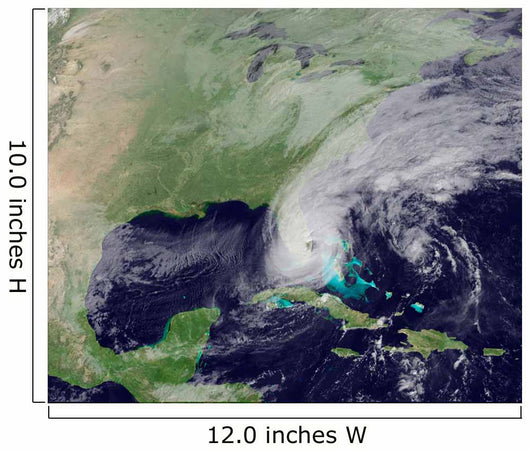 Hurricane Wilma Crosses Florida Wall Decal