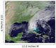 Hurricane Wilma Crosses Florida Wall Decal