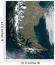 Rugged Snow-capped Andes Dominate Wall Decal