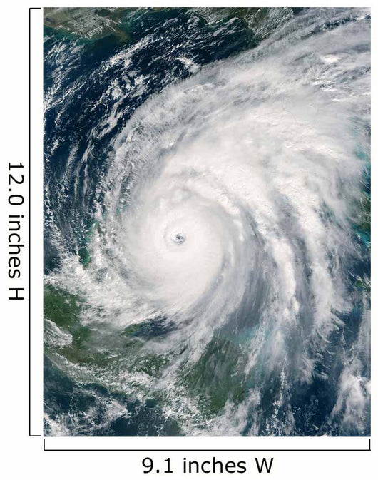 Hurricane Wilma over Mexico Wall Decal