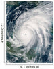 Hurricane Wilma over Mexico Wall Decal