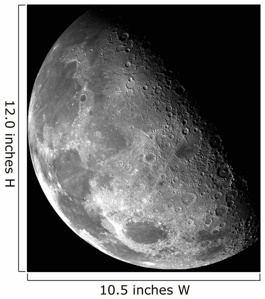 Moon's North Pole Wall Decal