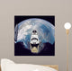 Fish-eye Space Shuttle Atlantis Wall Decal