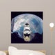 Fish-eye Space Shuttle Atlantis Wall Decal