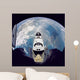 Fish-eye Space Shuttle Atlantis Wall Decal